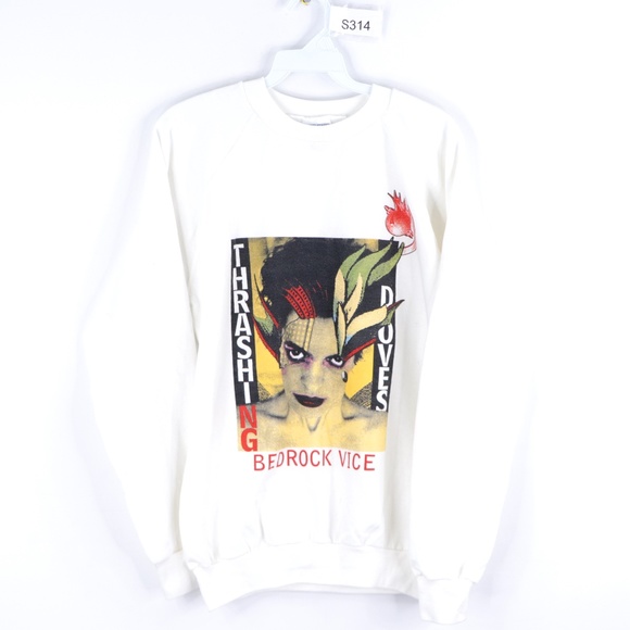 NOS 80s Thrashing Doves Bedrock Vice Sweatshirt - Picture 1 of 11